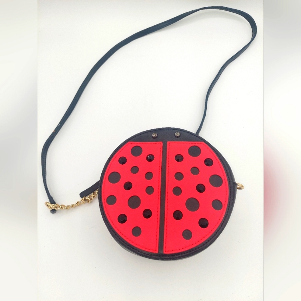 kate spade Red and Black Ladybug Crossbody Bag
